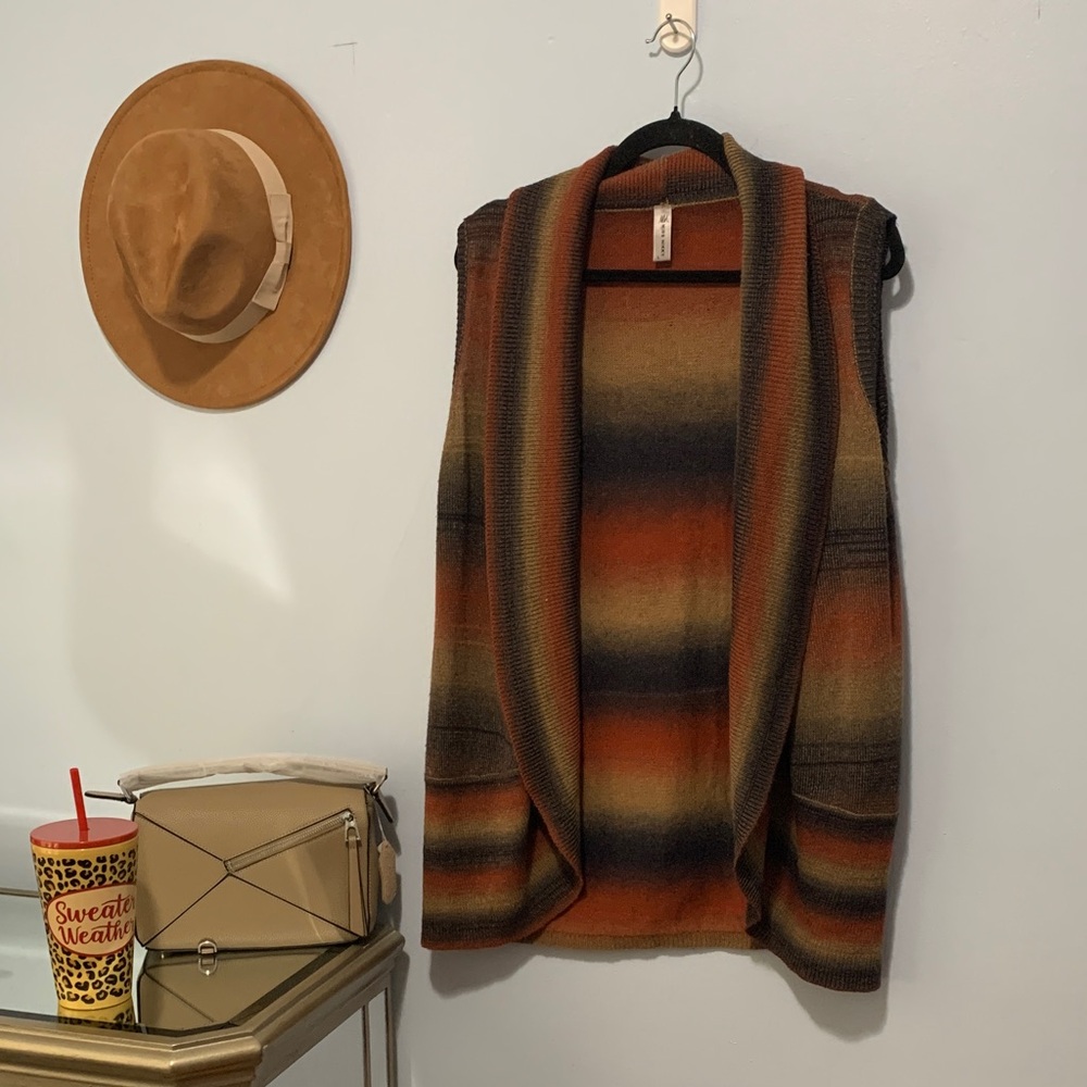 Miss Nikki, large cardigan sweater vest